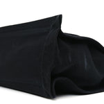 Linen Calfskin Rive Gauche North South Tote Black