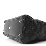 Lambskin Cannage Large Lady Dior Black