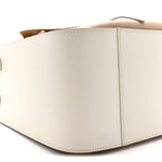 Calfskin Small Hammock Shoulder Bag Sand White