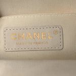 Caviar Quilted Small CC Day Backpack White