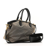 Tessuto Nylon Soft Calf Shopping Tote Ardesia