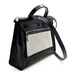 Toile H Berline Vache Hunter Herbag Zip PM 31 Black Ecru