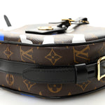 X LOL Monogram Boite Chapeau Souple Blue Silver