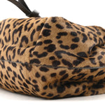 Cavallino Vitello Leopard Print Mini Spy Bag Marrone