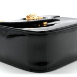 Patent Mini La Medusa Bag Black