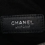 Lambskin Quilted Waist Belt Bag Black