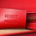 Calfskin Small Sylvie Shoulder Bag Hibiscus Red