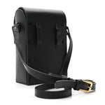 Dollar Calfskin Vertical Horsebit 1955 Crossbody Bag Black