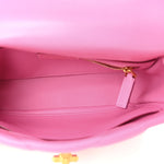 Nappa Medium Roman Stud Shoulder Bag Feminine Pink