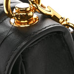 Arabella Calfskin Medium Blondie Top Handle Bag  Black
