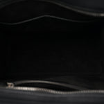 Drummed Calfskin Micro Luggage Black