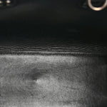 Grained Calfskin Baby Sac De Jour Black