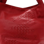 Nappa Intrecciato Patchwork Hobo Red
