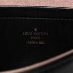 Lambskin Embossed Monogram Pochette Coussin Black