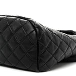 Lambskin Quilted Small Urban Spirit Backpack Black