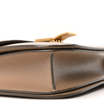 Liege Calfskin Medium Classic Box Flap Bag Taupe