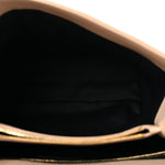 Calfskin Y Quilted Monogram Medium Loulou Chain Satchel Dark Beige