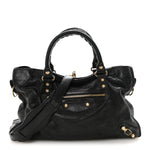 Agneau Giant 12 Gold Hardware City Black