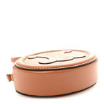 Smooth Calfskin Cuir Small Triomphe Oval Crossbody Purse Tan