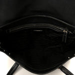 Calf Pocket Shoulder Bag Black
