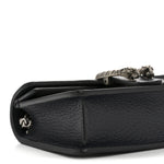 GG Supreme Monogram Textured Dollar Calfskin Super Mini Dionysus Shoulder Bag Beige Blue