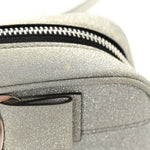 Rainbow Glitter Vara Bow Camera Bag Silver