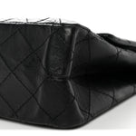 Aged Calfskin Quilted 2.55 Reissue 226 Flap Black
