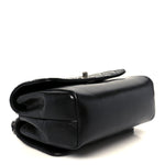 Glazed Calfskin Pilot Essentials Flap Black