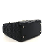 Lambskin Cannage Medium Lady Dior Black