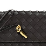 Nappa Intrecciato Andiamo Pouch On Strap Fondant