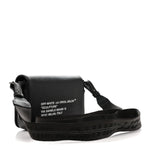 Saffiano Mini Binder Clip Bag Black White
