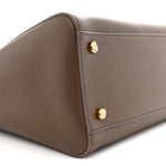 Calfskin Archetype Small Shopping Tote Brown