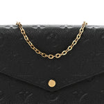 Empreinte Pochette Felicie Chain Wallet Black