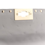 Nappa Medium Rockstud Spike Shoulder Bag Pastel Grey