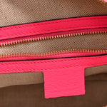 Canvas Flora Floral Shoulder Bag White Fuchsia Fluo