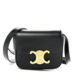 Shiny Calfskin Mini Triomphe Black