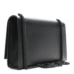 Grain De Poudre Medium Classic Monogram Monochrome Kate Satchel Black