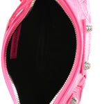 Agneau Arena Le Cagole Shoulder Bag XS Hot Pink