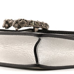 Metallic Calfskin Super Mini Dionysus Shoulder Bag Silver