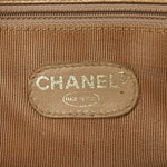 Caviar Turnlock Tote Beige