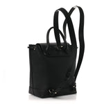 Calfskin Lockme Backpack Black