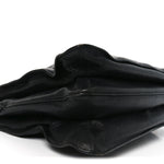 Calfskin Chain Tote Black