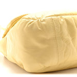 Paper Calfskin Puffy Flap Butter Brass