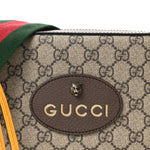 GG Supreme Monogram Web Neo Vintage Shoulder Bag Beige New Acero Crop