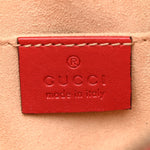 Calfskin Matelasse GG Marmont Belt Bag 85 34 Hibiscus Red