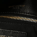 Plunged Lambskin Calypso Black