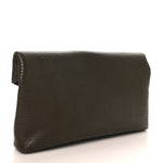 Grained Lambskin Large Cassandre Envelope Pouch Light Musk
