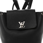 Calfskin Lockme Backpack Black