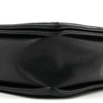 Calfskin Quilted Large Boy Flap Black
