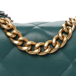 Lambskin Quilted Medium Chanel 19 Flap Green